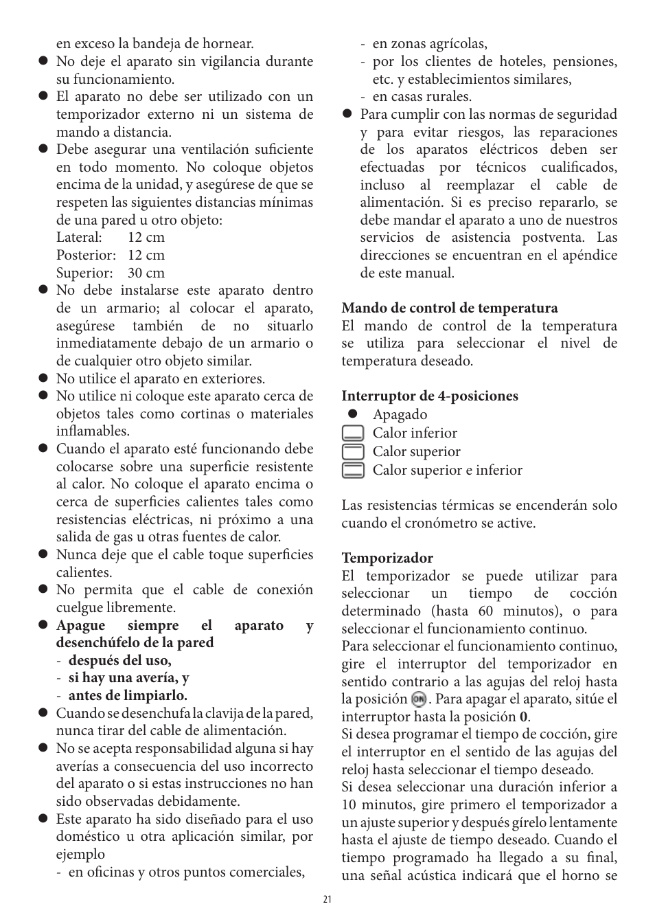 SEVERIN TO 2041 User Manual | Page 21 / 54