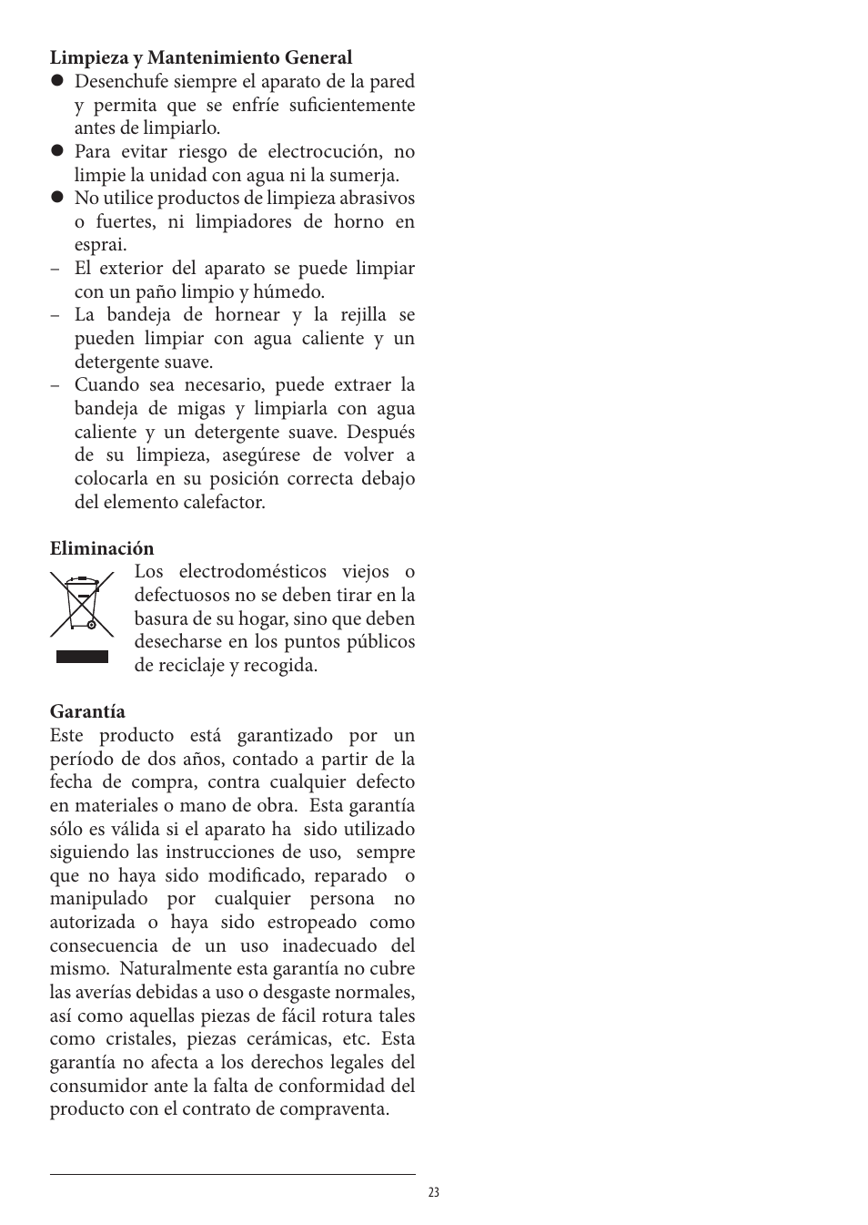 SEVERIN TO 2041 User Manual | Page 23 / 54
