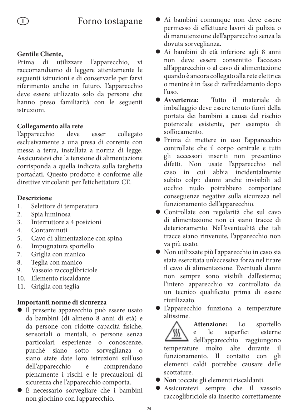 Forno tostapane | SEVERIN TO 2041 User Manual | Page 24 / 54