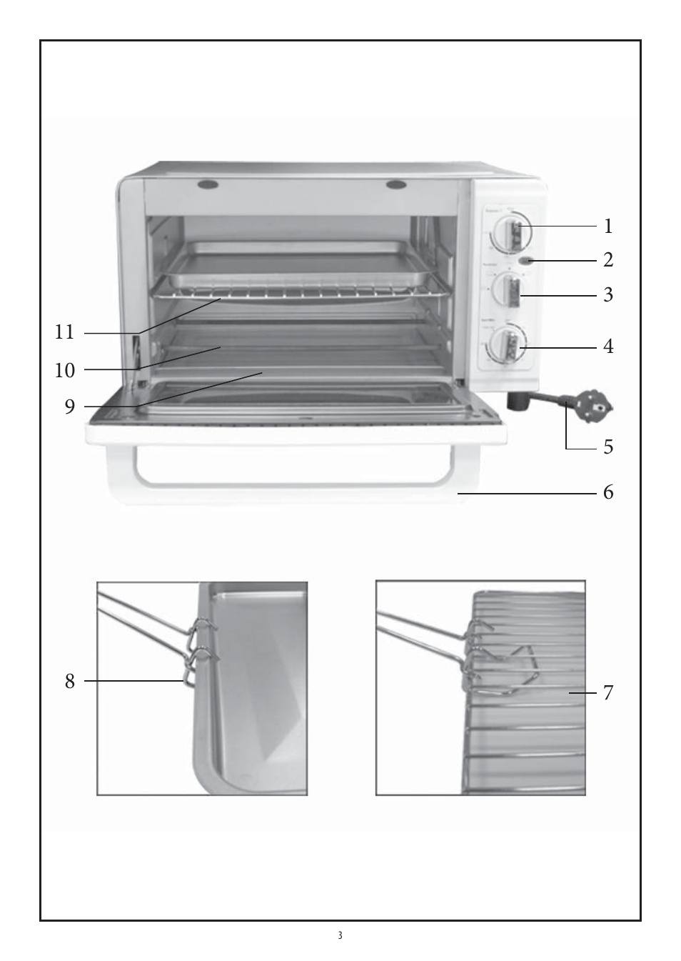 SEVERIN TO 2041 User Manual | Page 3 / 54