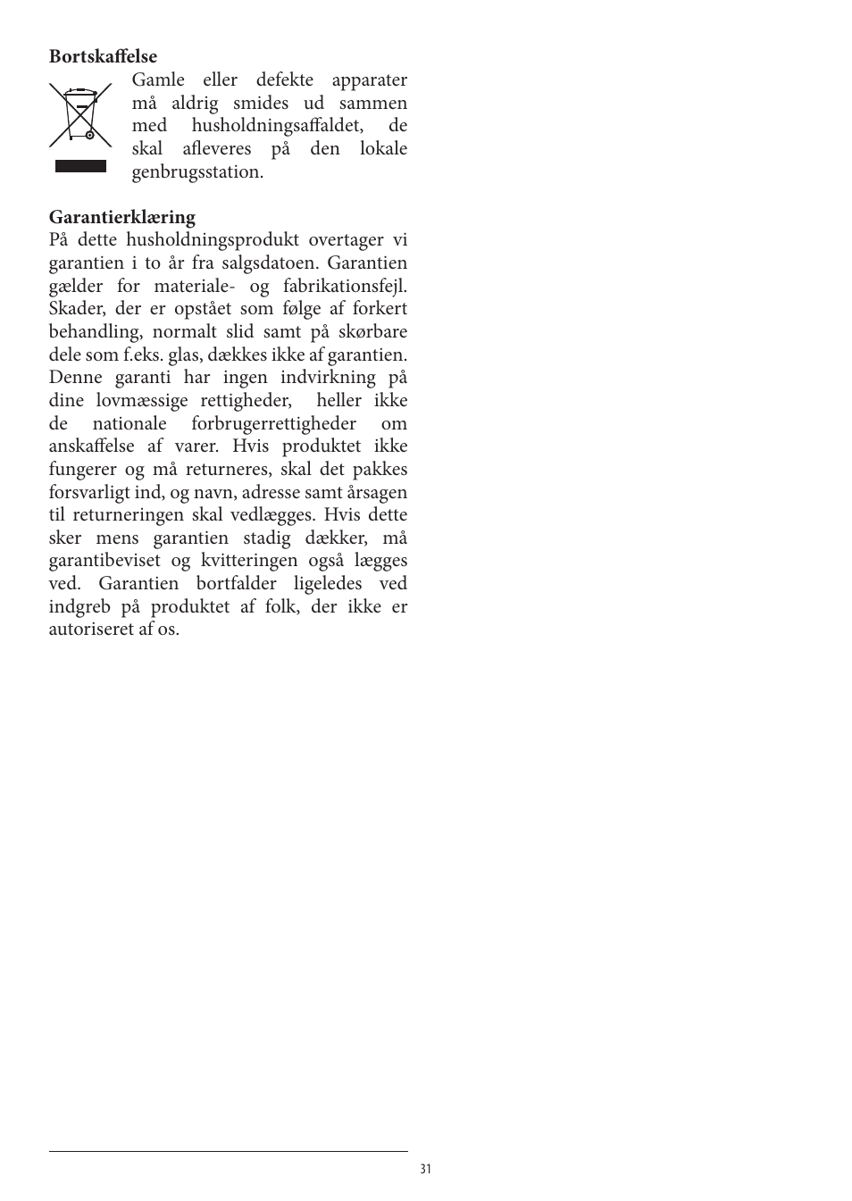 SEVERIN TO 2041 User Manual | Page 31 / 54