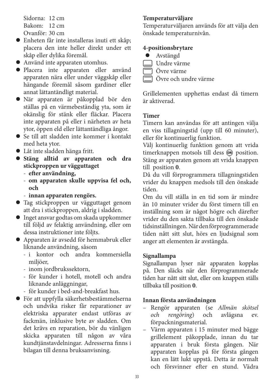 SEVERIN TO 2041 User Manual | Page 33 / 54