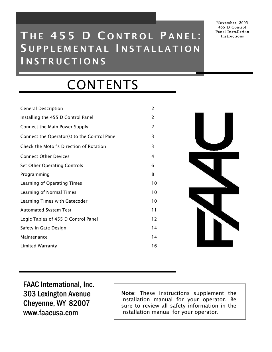 Controlled Products Systems Group 790919 User Manual | 16 pages