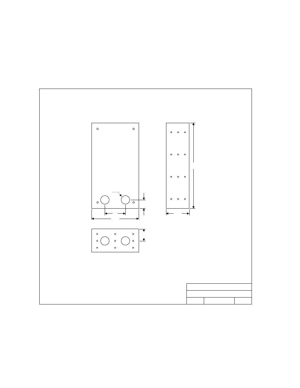 4 flush mount rough-in box | DoorKing 1802 Entry System User Manual | Page 14 / 53
