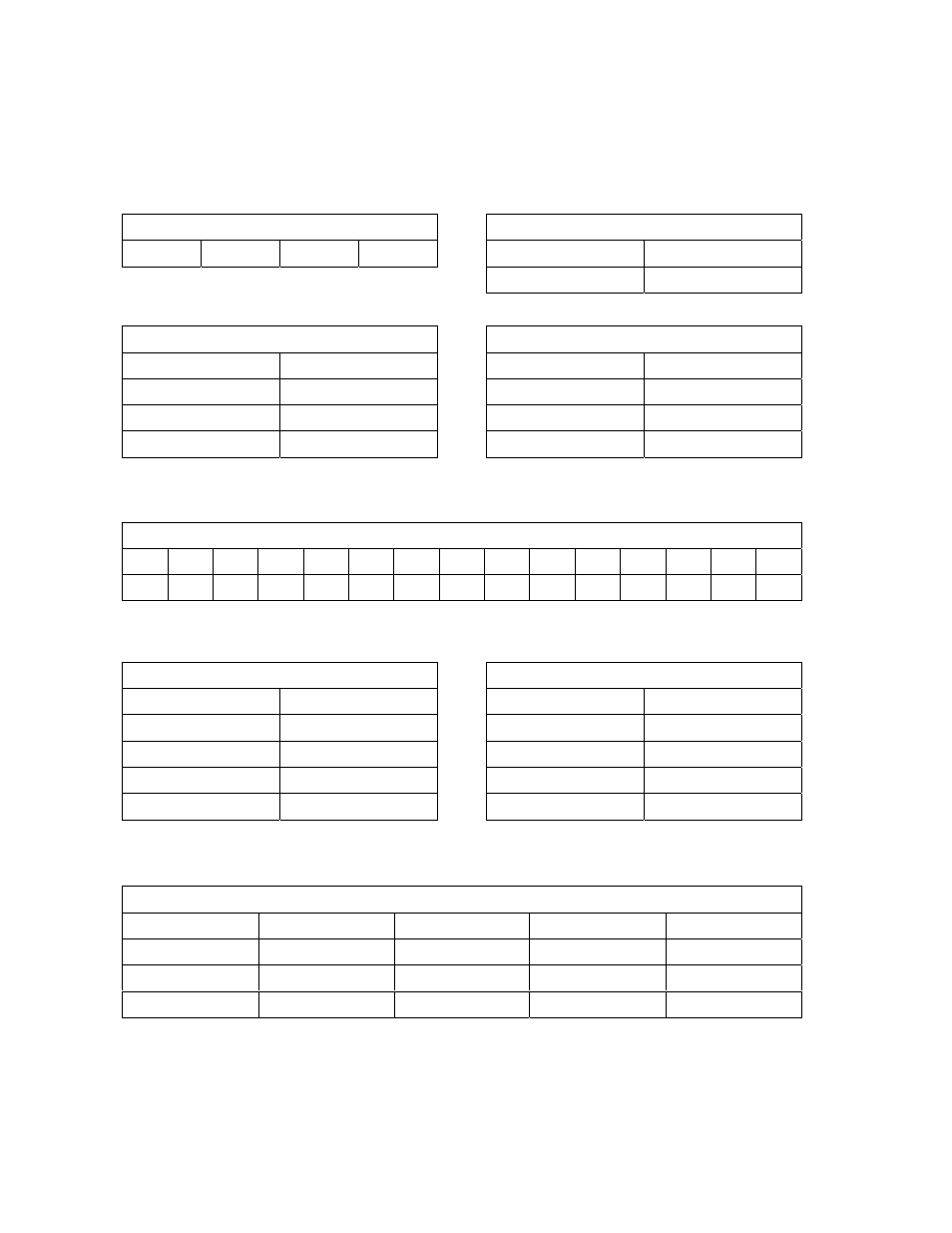 4 log tables | DoorKing 1802 Entry System User Manual | Page 50 / 53