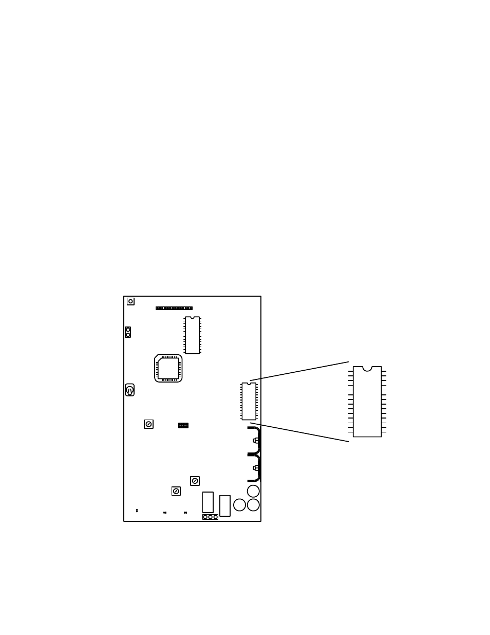 9 memory chip installation | DoorKing 1803 Entry System User Manual | Page 19 / 53