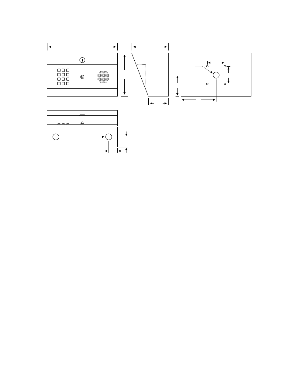 Surface mount dimensions | Controlled Products Systems Group 1812-081 User Manual | Page 11 / 47