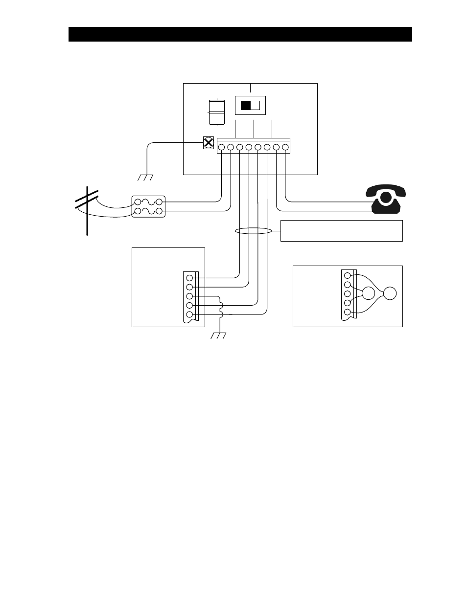 5 telephone line wiring – single unit | Controlled Products Systems Group 1812-087 User Manual | Page 17 / 47