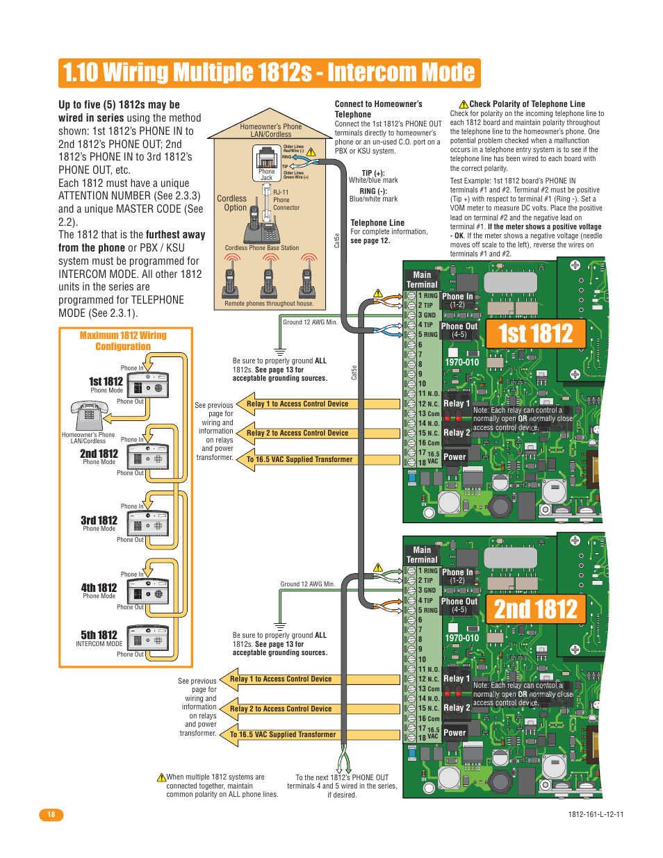 DoorKing 1812 Plus User Manual | Page 20 / 50
