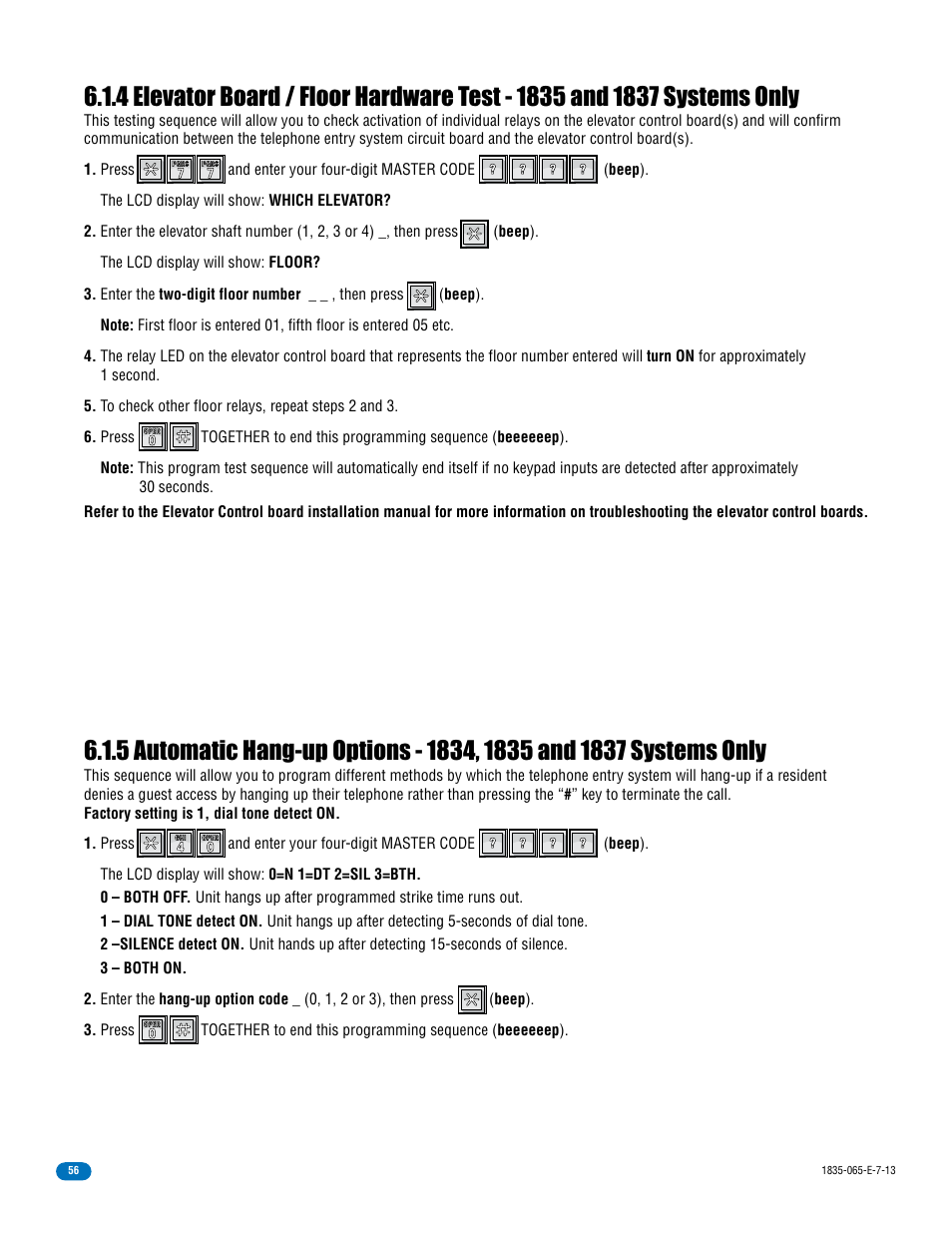 DoorKing 1833 PC Programmable User Manual | Page 58 / 70