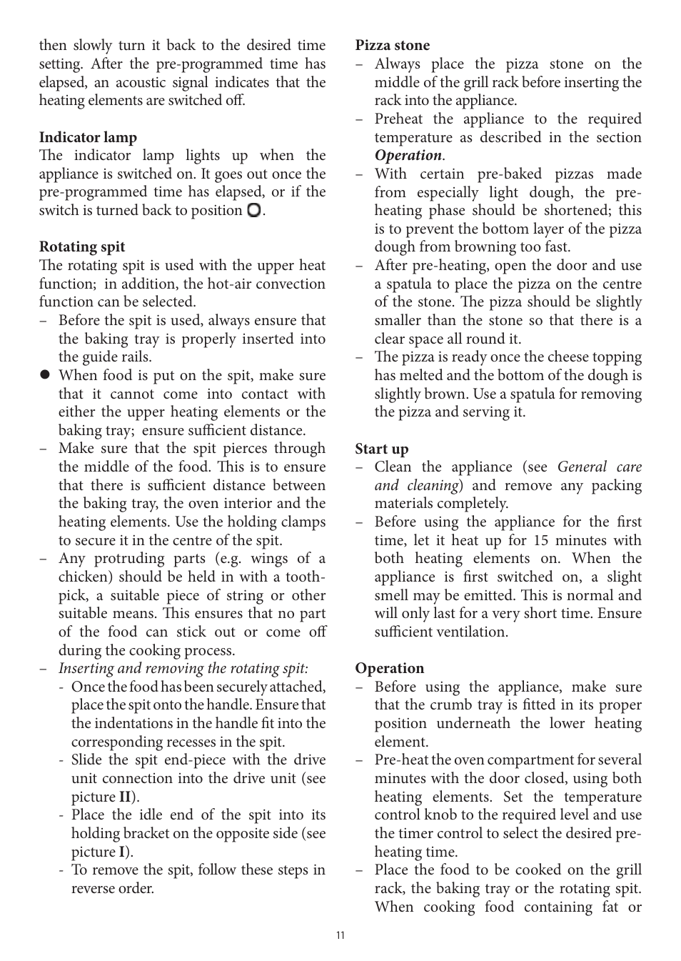 SEVERIN TO 2037 User Manual | Page 11 / 70