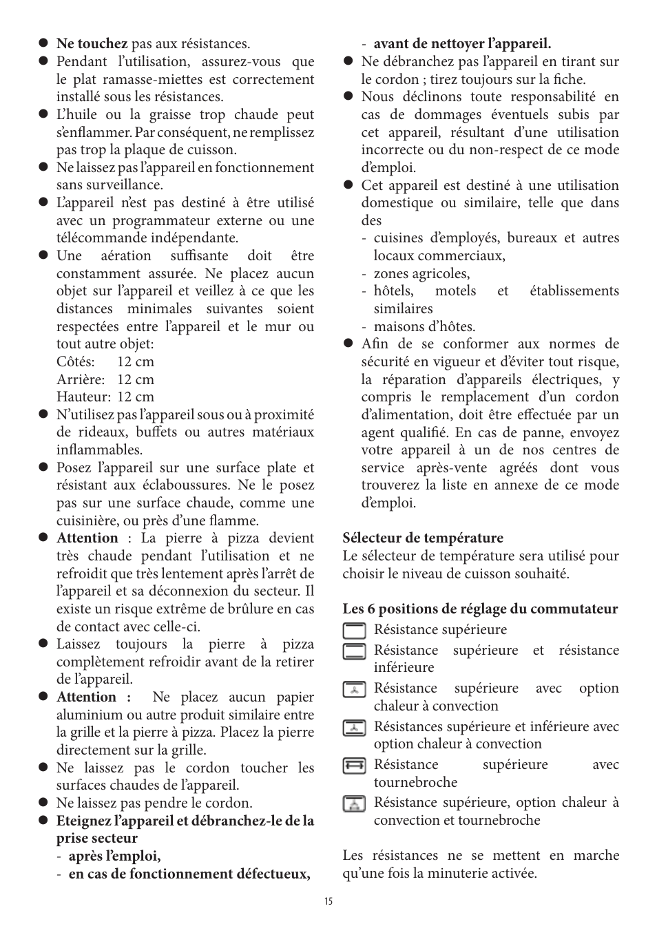 SEVERIN TO 2037 User Manual | Page 15 / 70