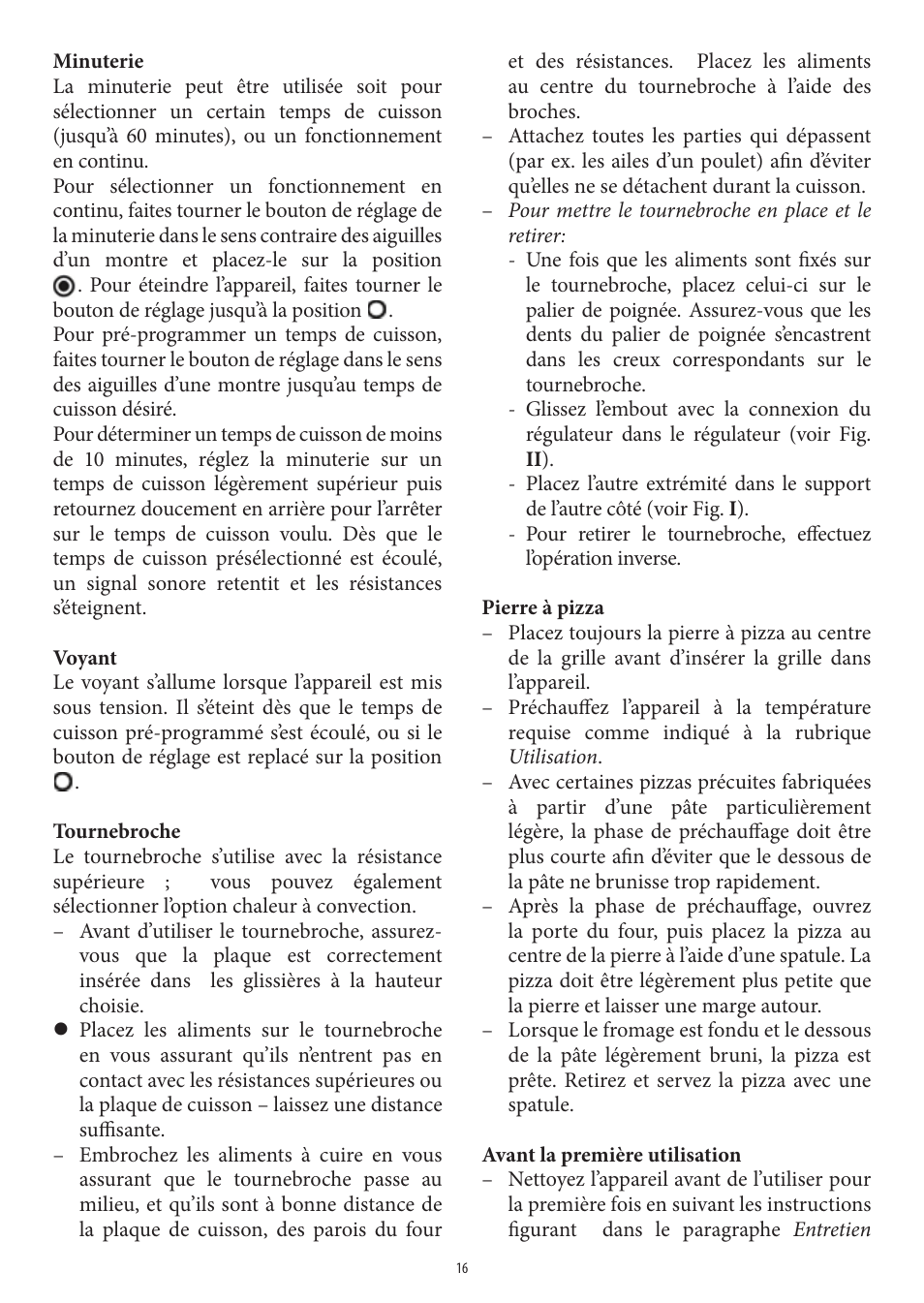 SEVERIN TO 2037 User Manual | Page 16 / 70