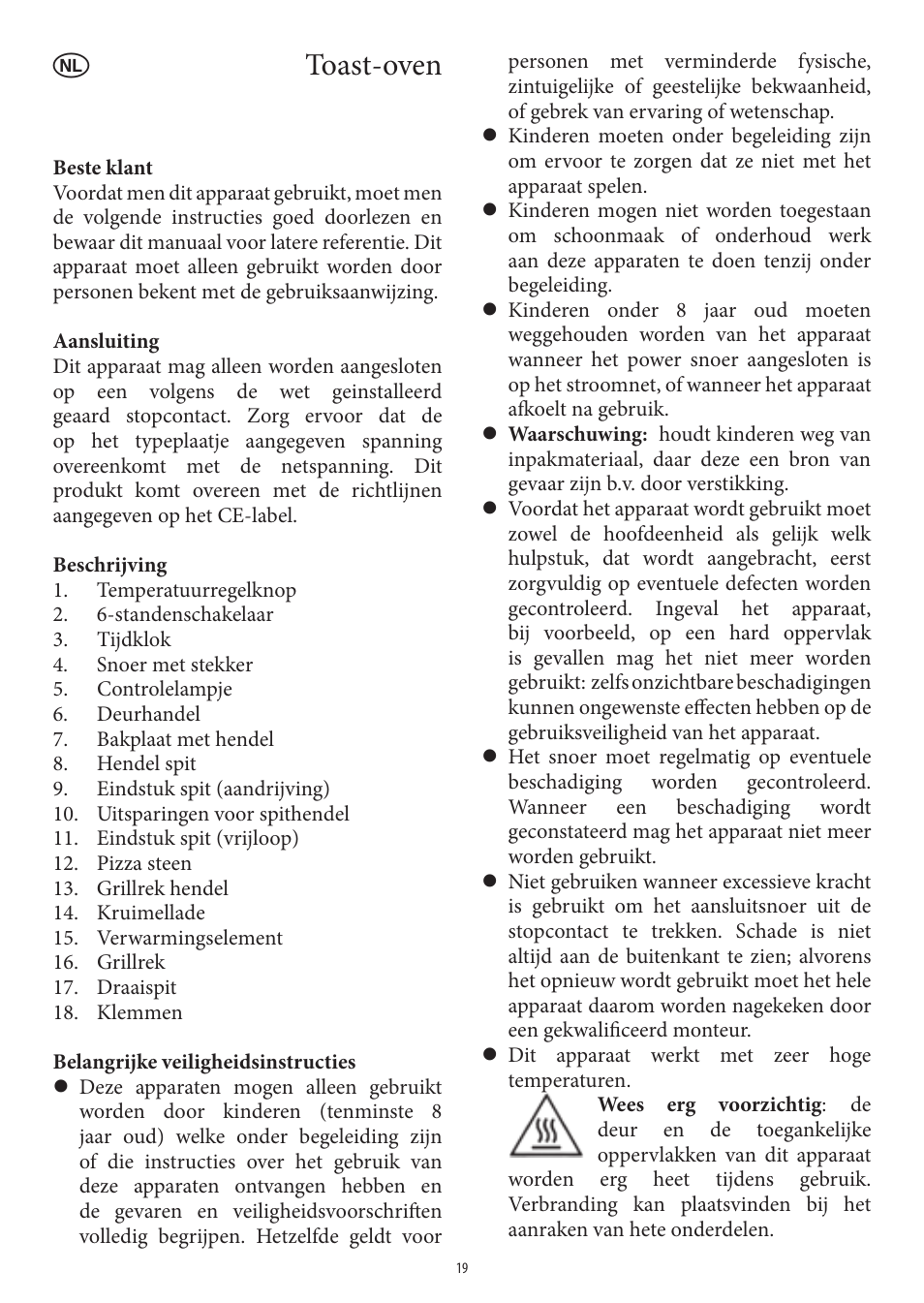 Toast-oven | SEVERIN TO 2037 User Manual | Page 19 / 70