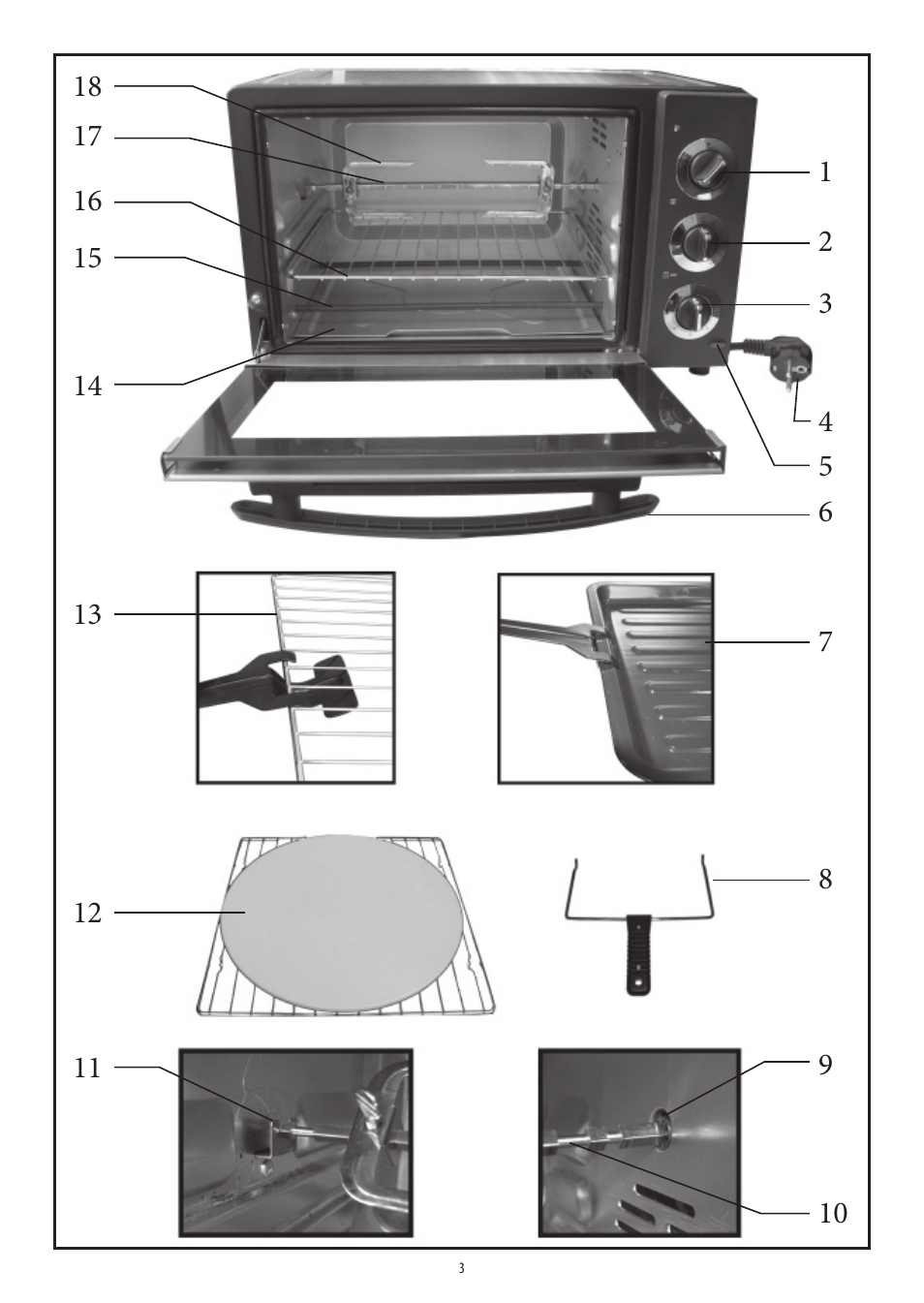 SEVERIN TO 2037 User Manual | Page 3 / 70