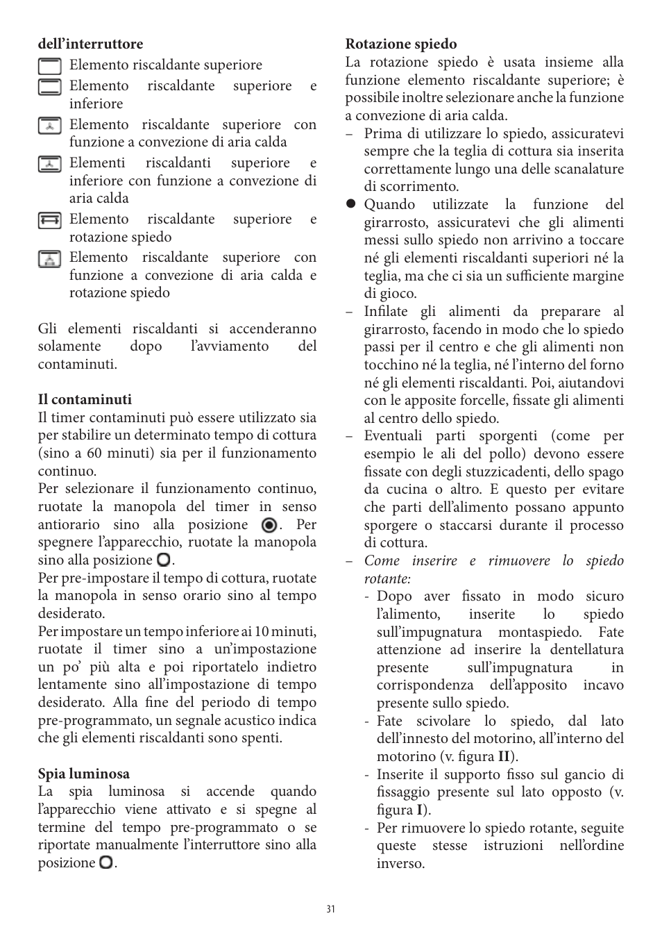 SEVERIN TO 2037 User Manual | Page 31 / 70