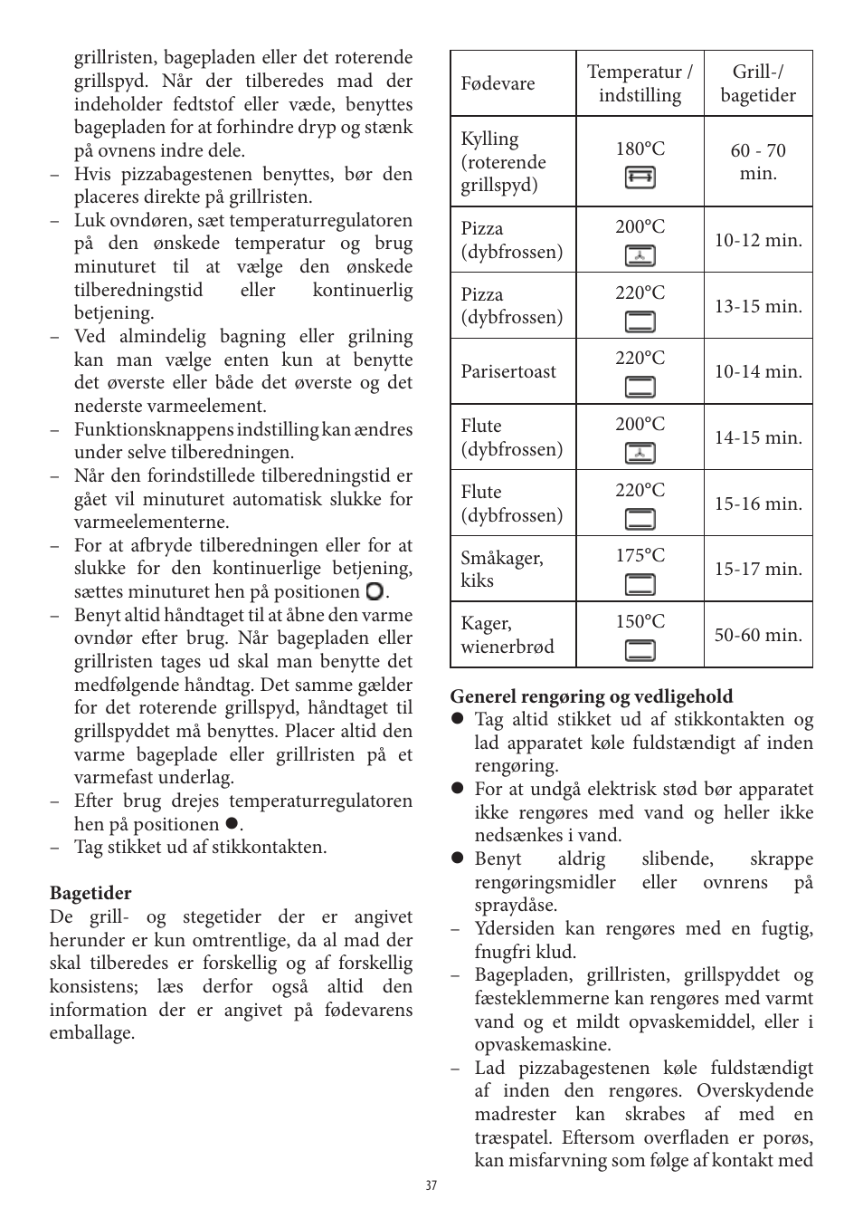SEVERIN TO 2037 User Manual | Page 37 / 70