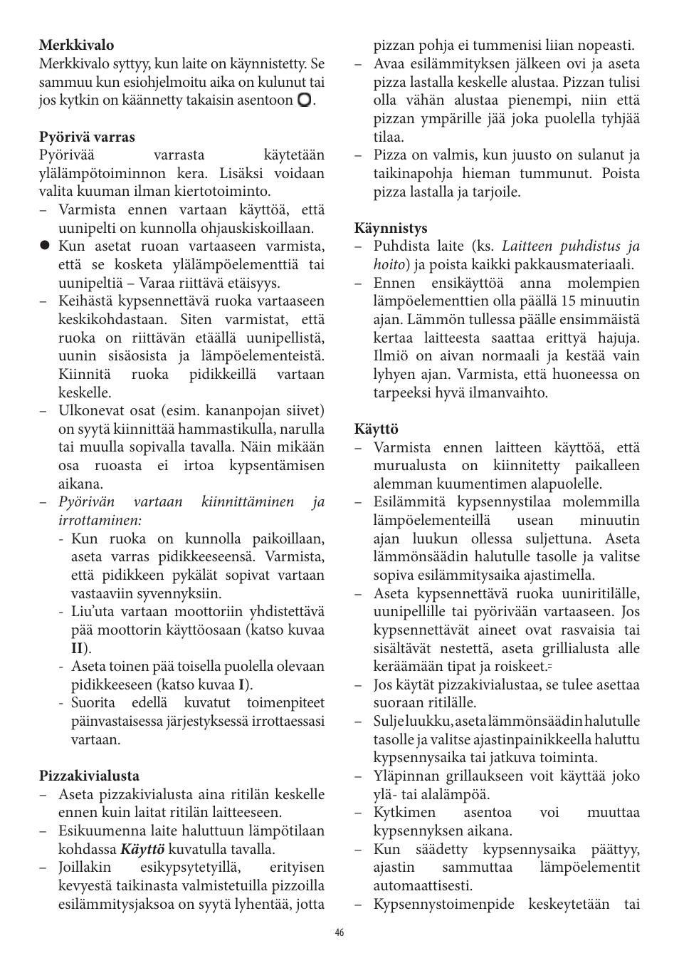 SEVERIN TO 2037 User Manual | Page 46 / 70