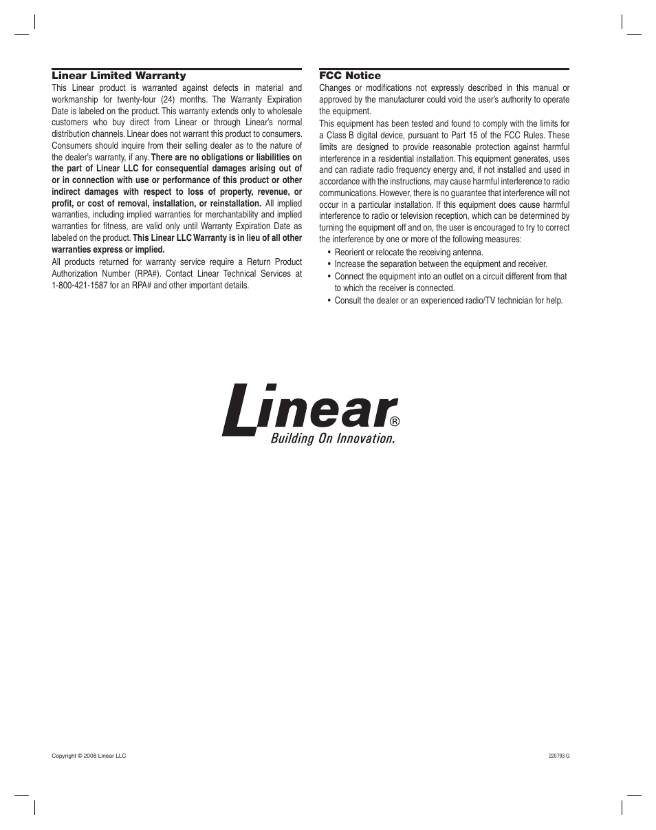 Controlled Products Systems Group AE-500 User Manual | Page 28 / 28