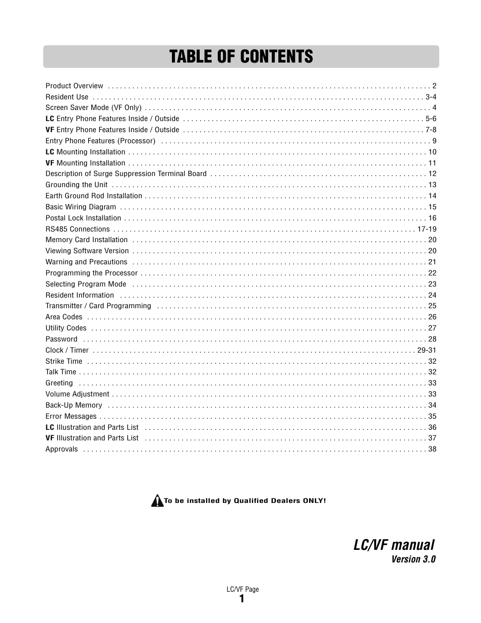 Controlled Products Systems Group DIALCODE User Manual | Page 2 / 40