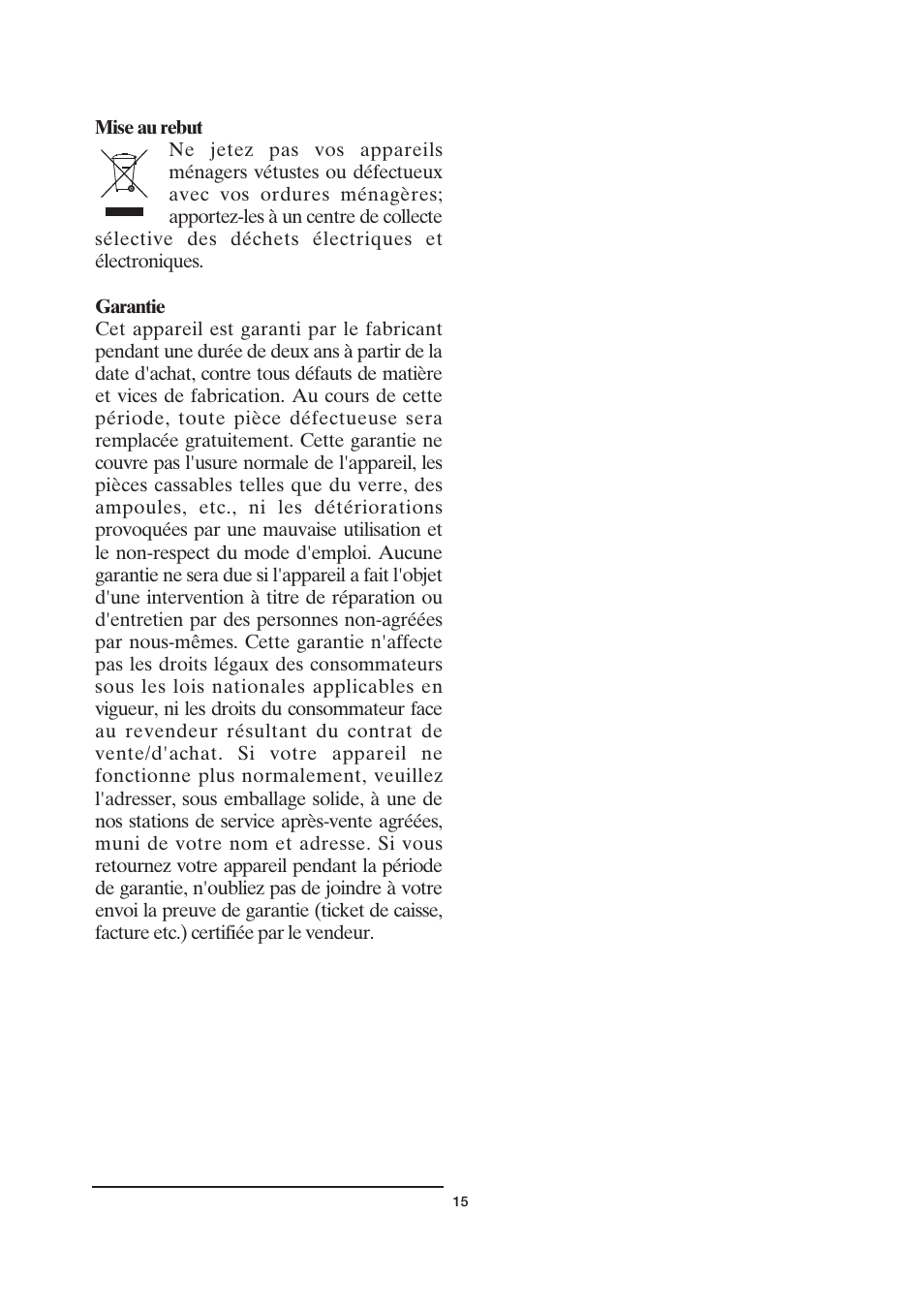 SEVERIN TO 2034 User Manual | Page 15 / 54