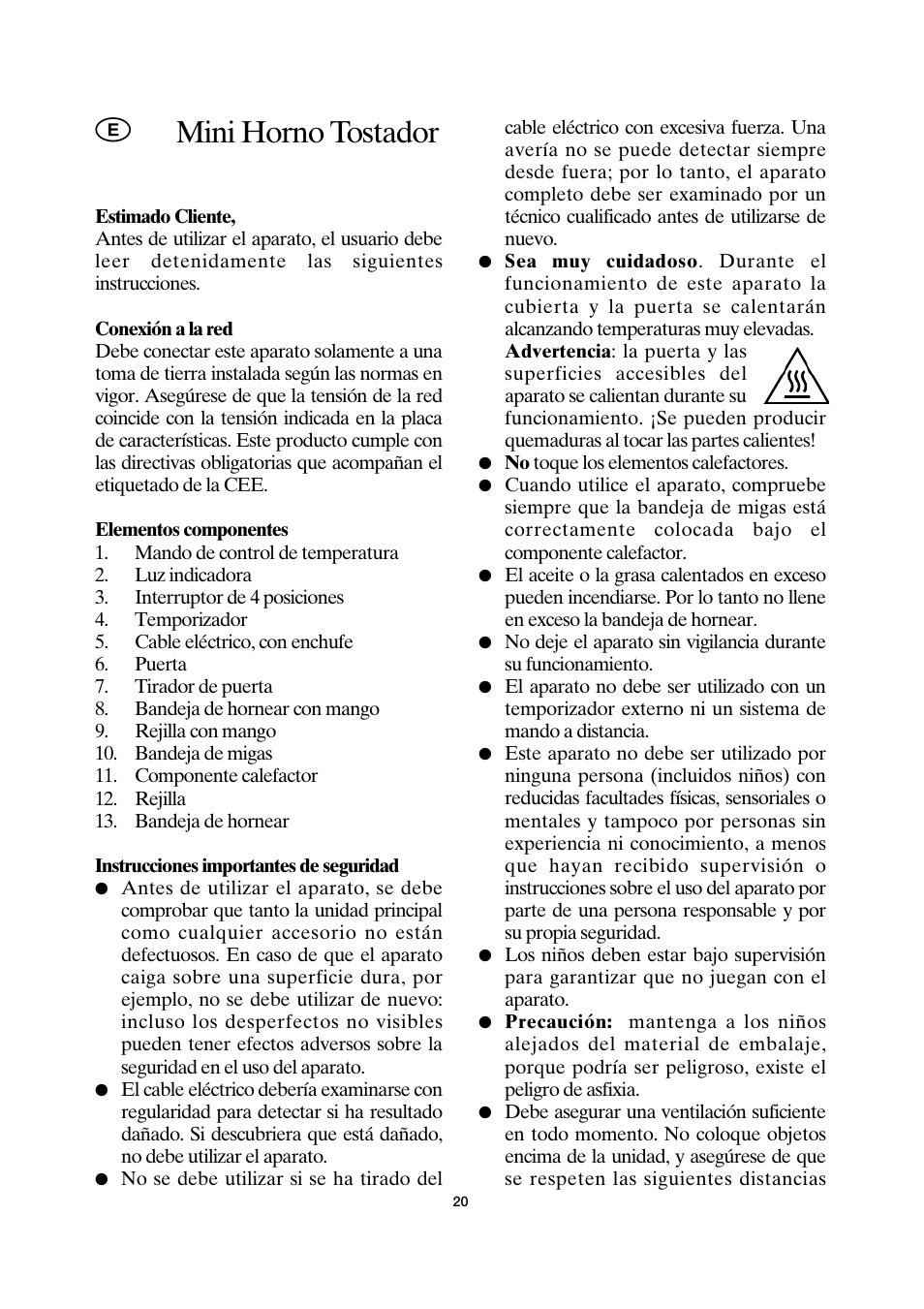 Mini horno tostador | SEVERIN TO 2034 User Manual | Page 20 / 54