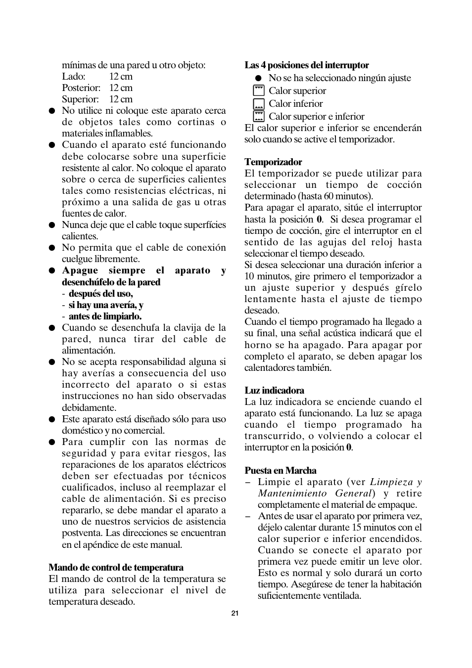 SEVERIN TO 2034 User Manual | Page 21 / 54