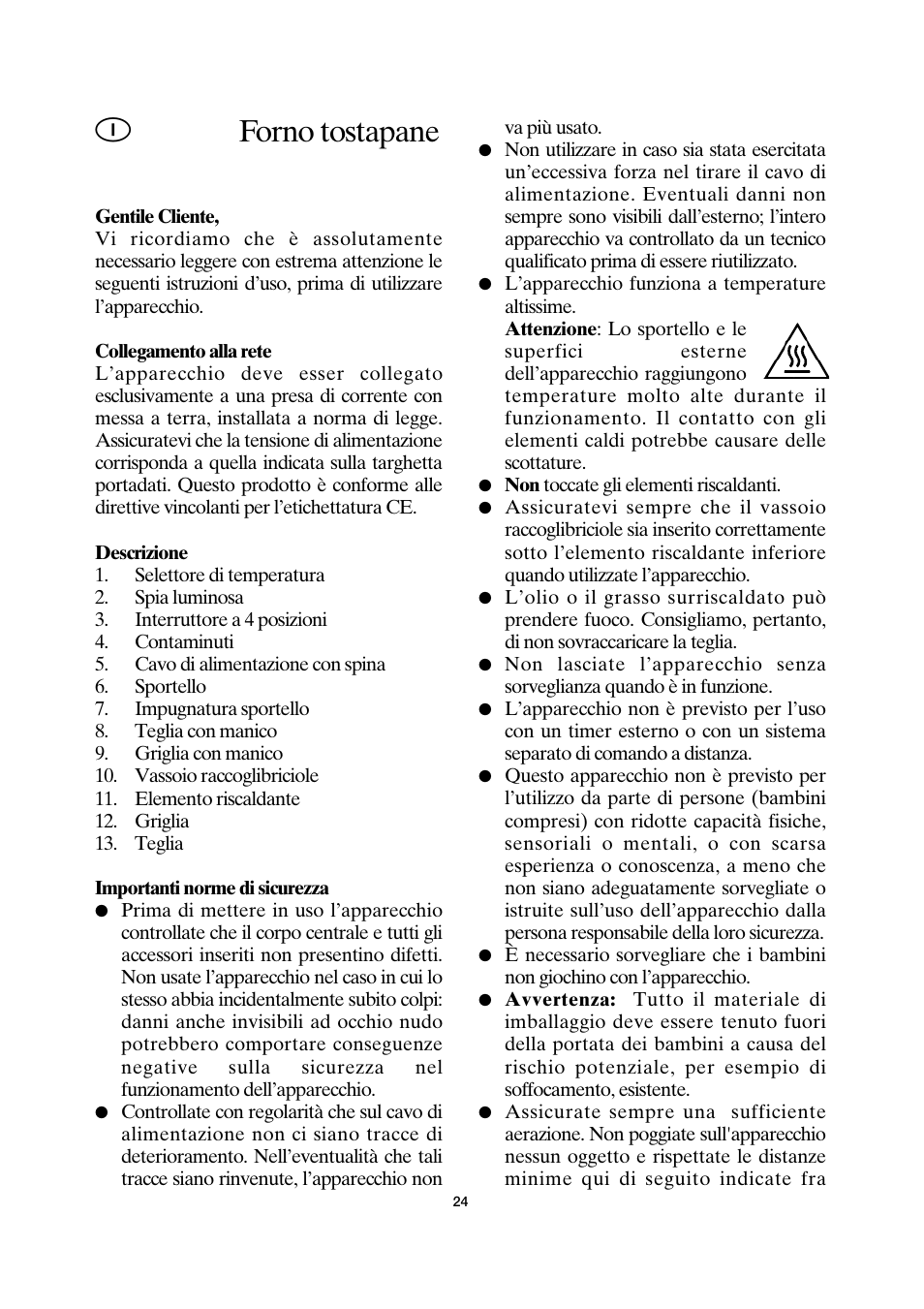 Forno tostapane | SEVERIN TO 2034 User Manual | Page 24 / 54