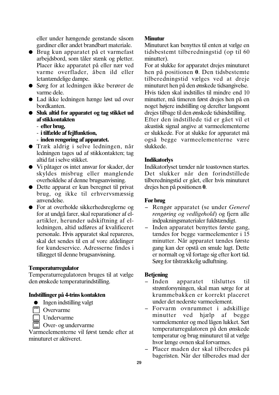SEVERIN TO 2034 User Manual | Page 29 / 54