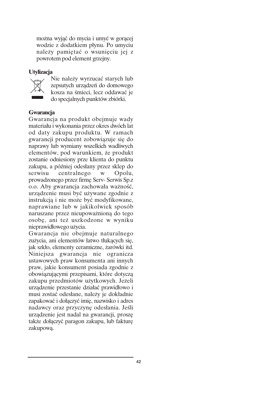 SEVERIN TO 2034 User Manual | Page 42 / 54