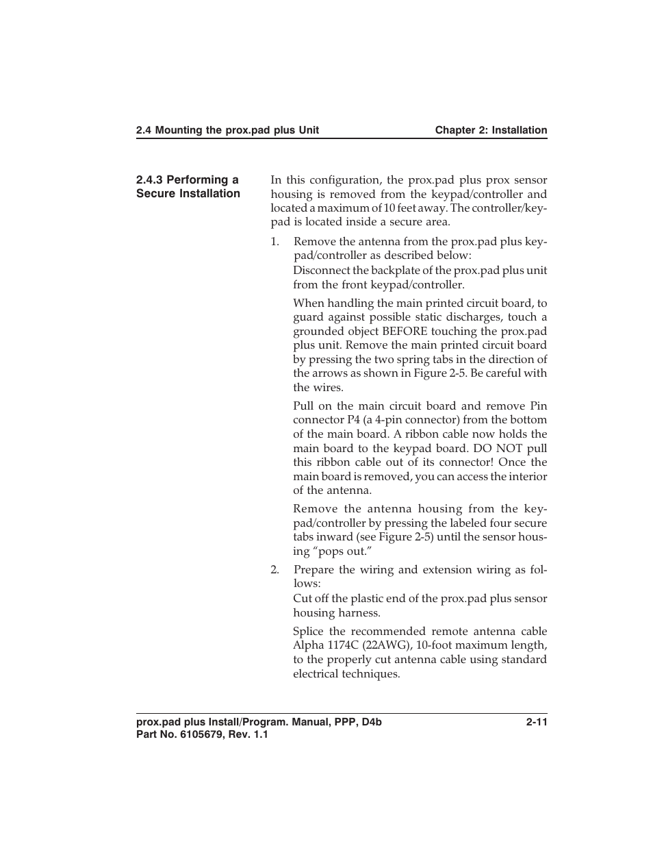 Controlled Products Systems Group 0-205679 User Manual | Page 29 / 112