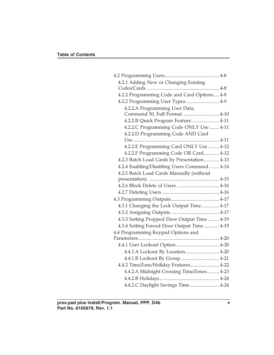 Controlled Products Systems Group 0-205679 User Manual | Page 5 / 112