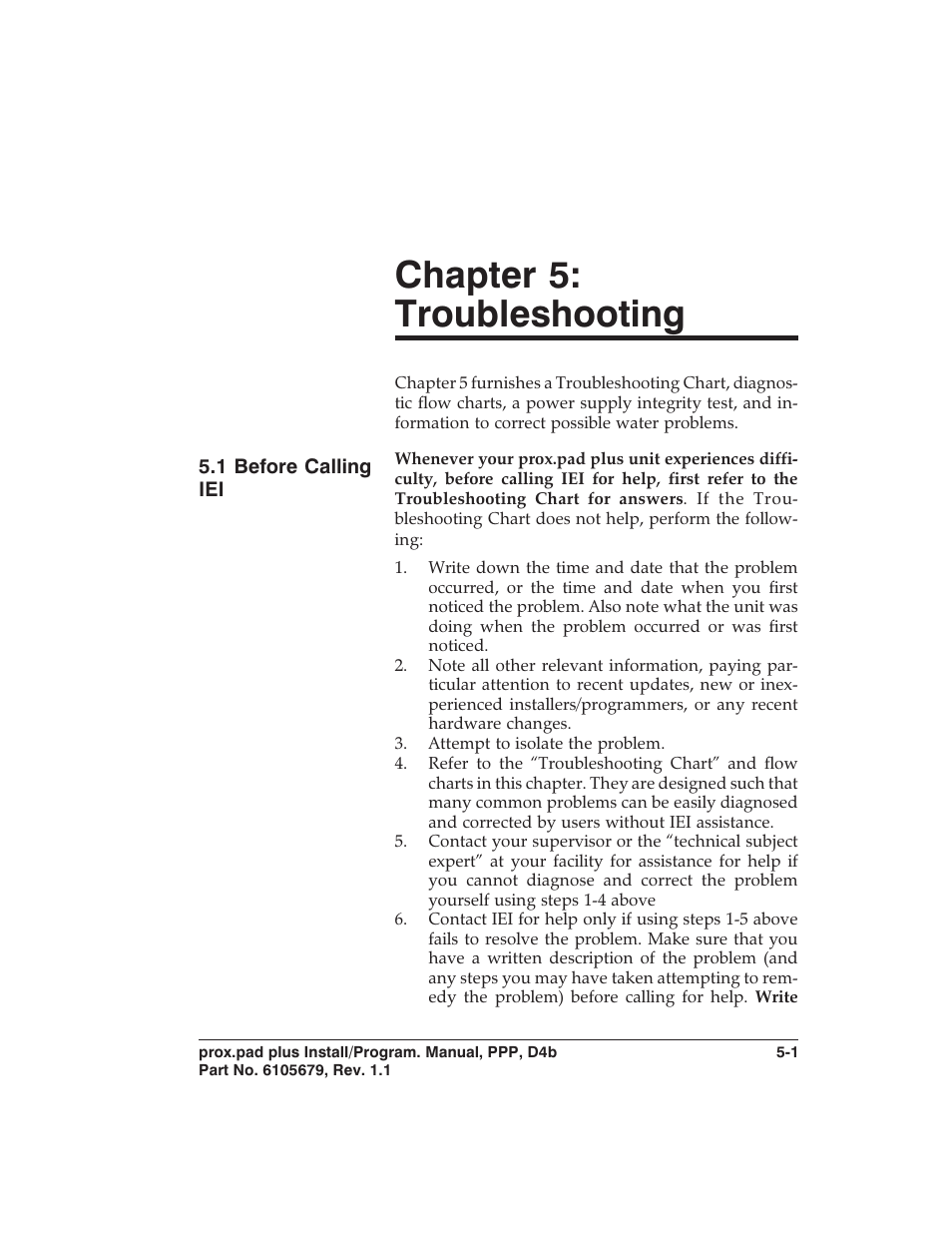 Chapter 5: troubleshooting | Controlled Products Systems Group 0-205679 User Manual | Page 95 / 112