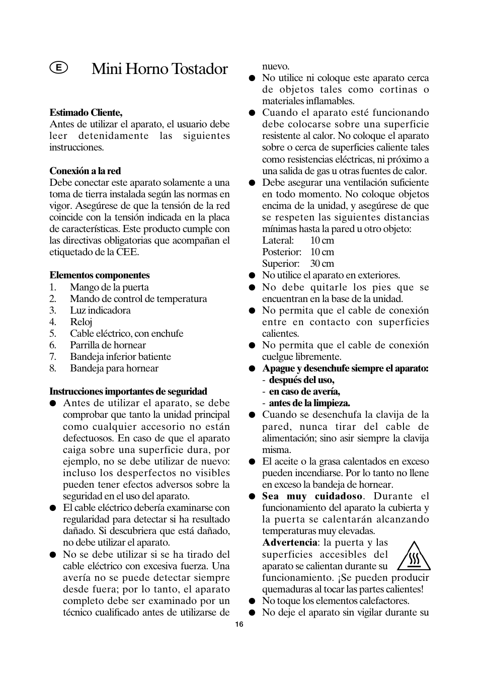 Mini horno tostador | SEVERIN TO 2030 User Manual | Page 16 / 46