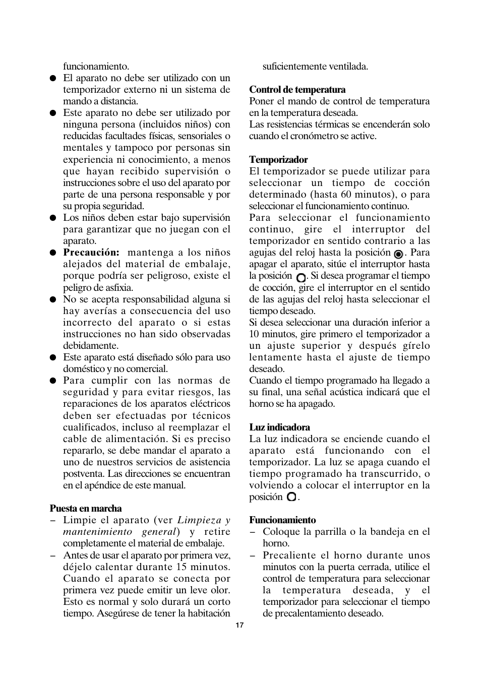 SEVERIN TO 2030 User Manual | Page 17 / 46