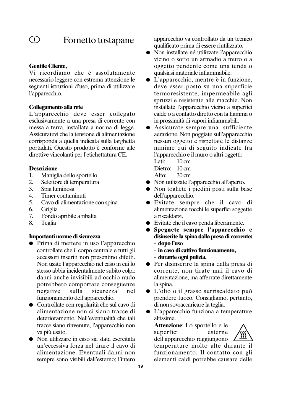 Fornetto tostapane | SEVERIN TO 2030 User Manual | Page 19 / 46