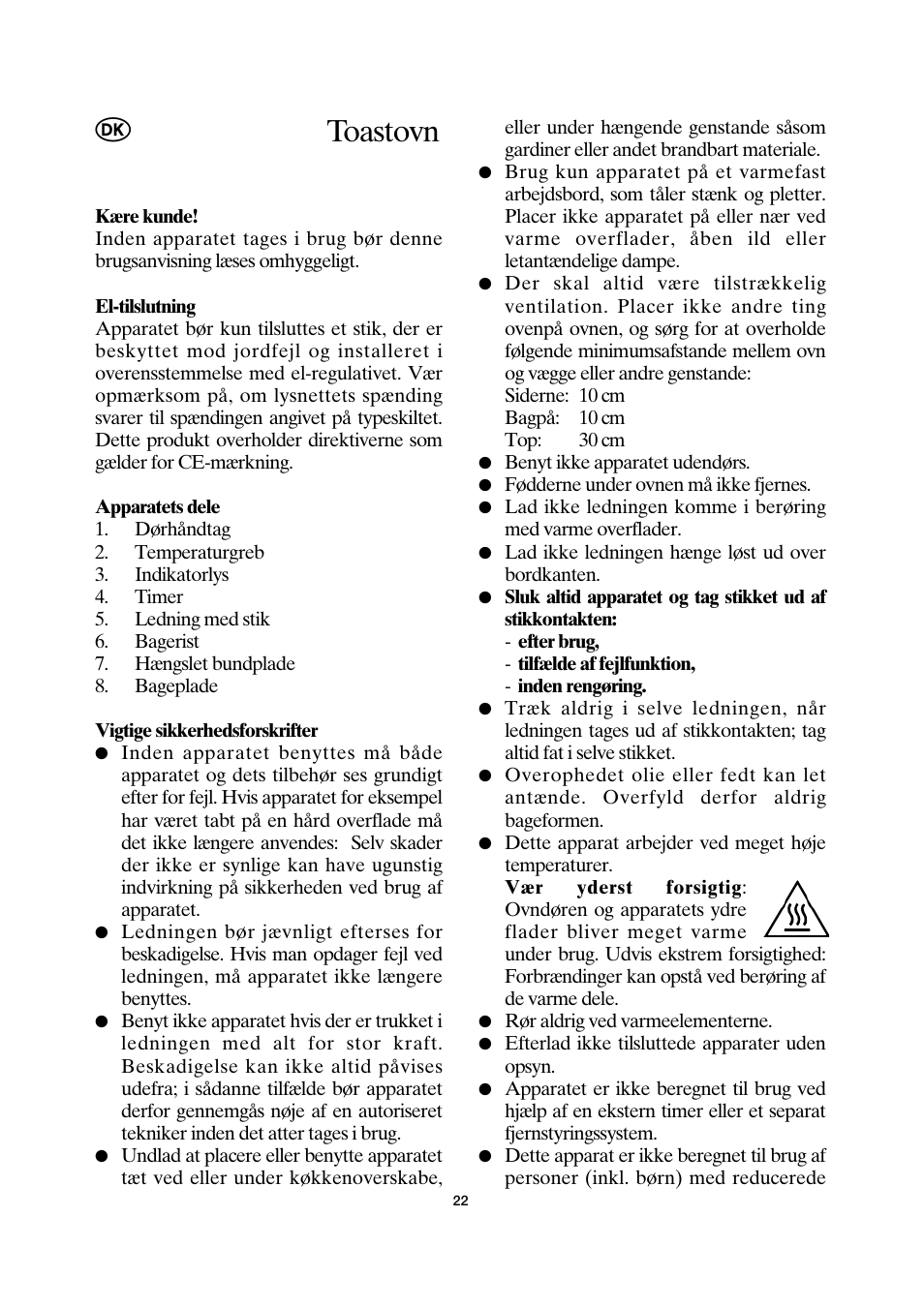 Toastovn | SEVERIN TO 2030 User Manual | Page 22 / 46