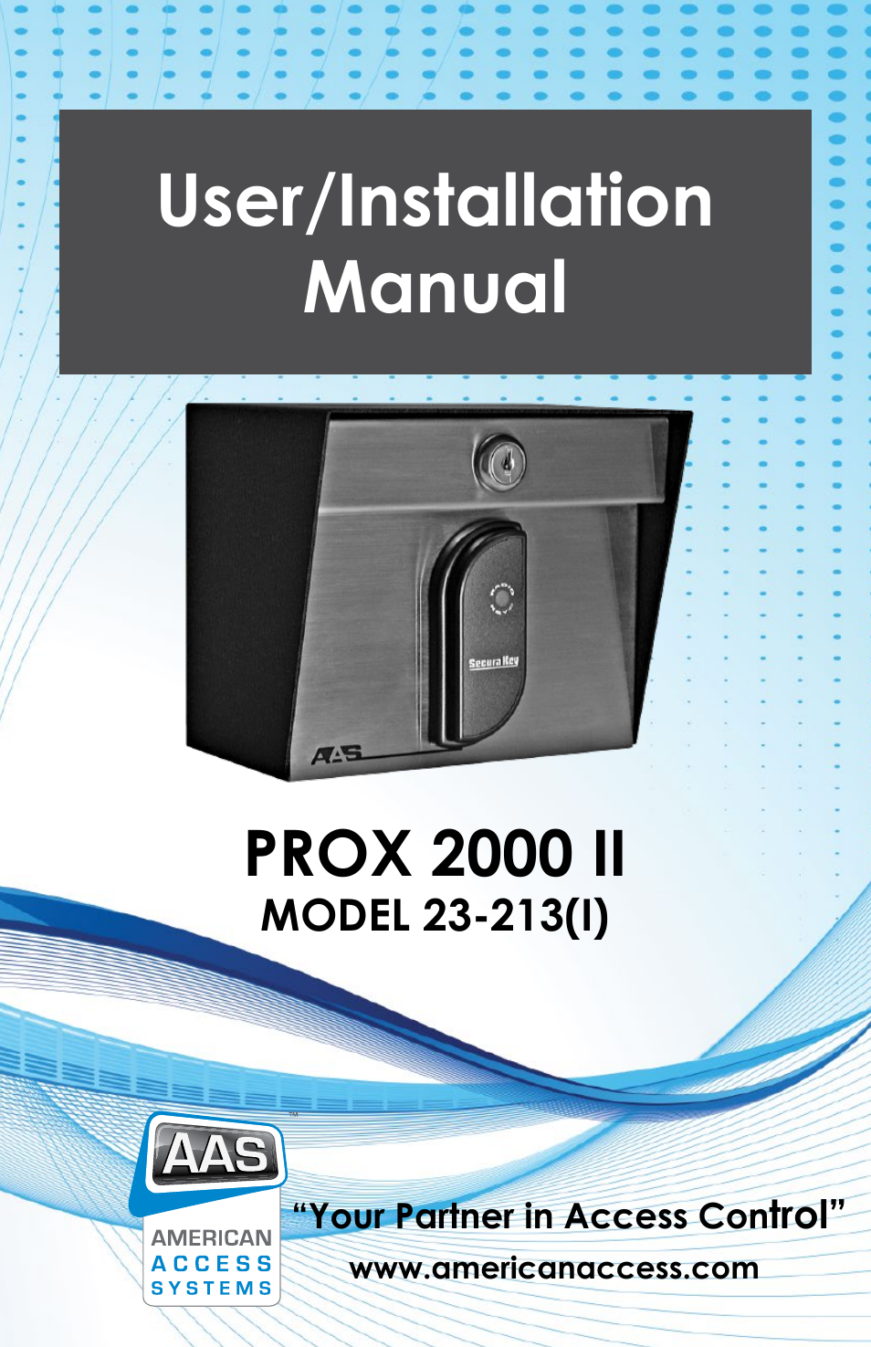 Controlled Products Systems Group 23-213I User Manual | 20 pages