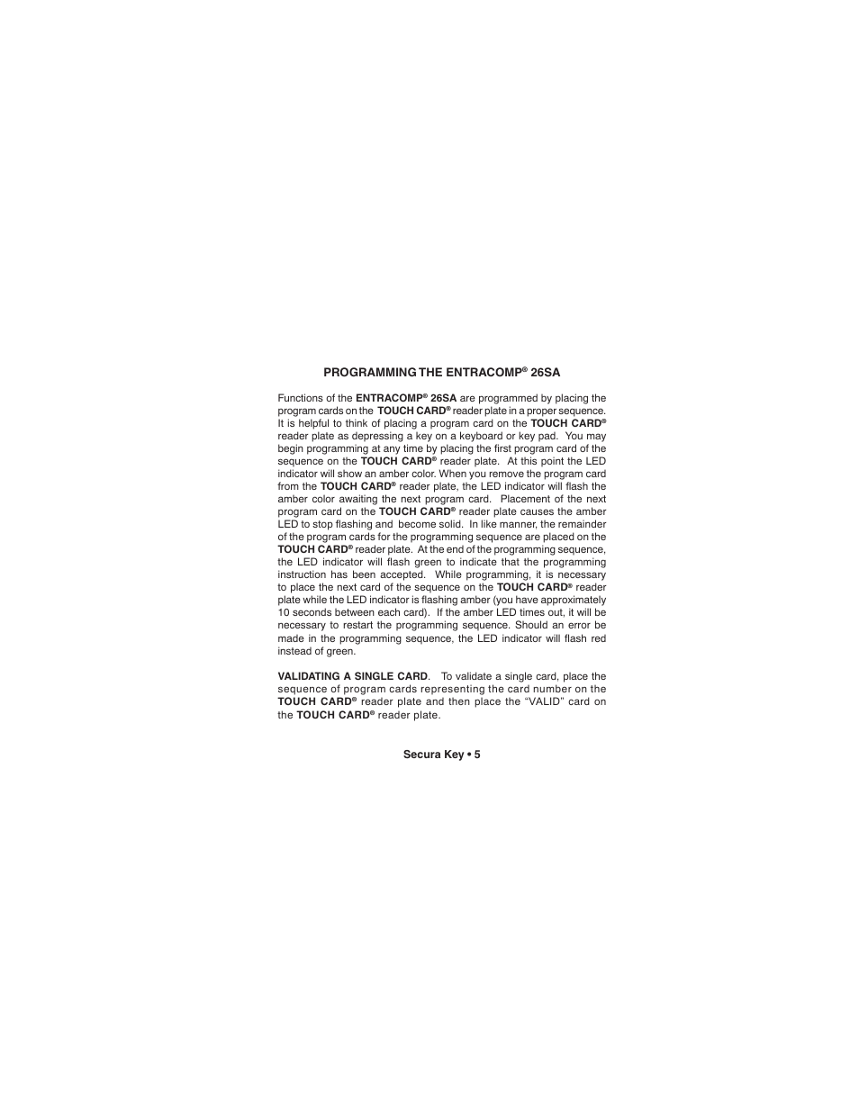 Controlled Products Systems Group 26SASM User Manual | Page 9 / 36