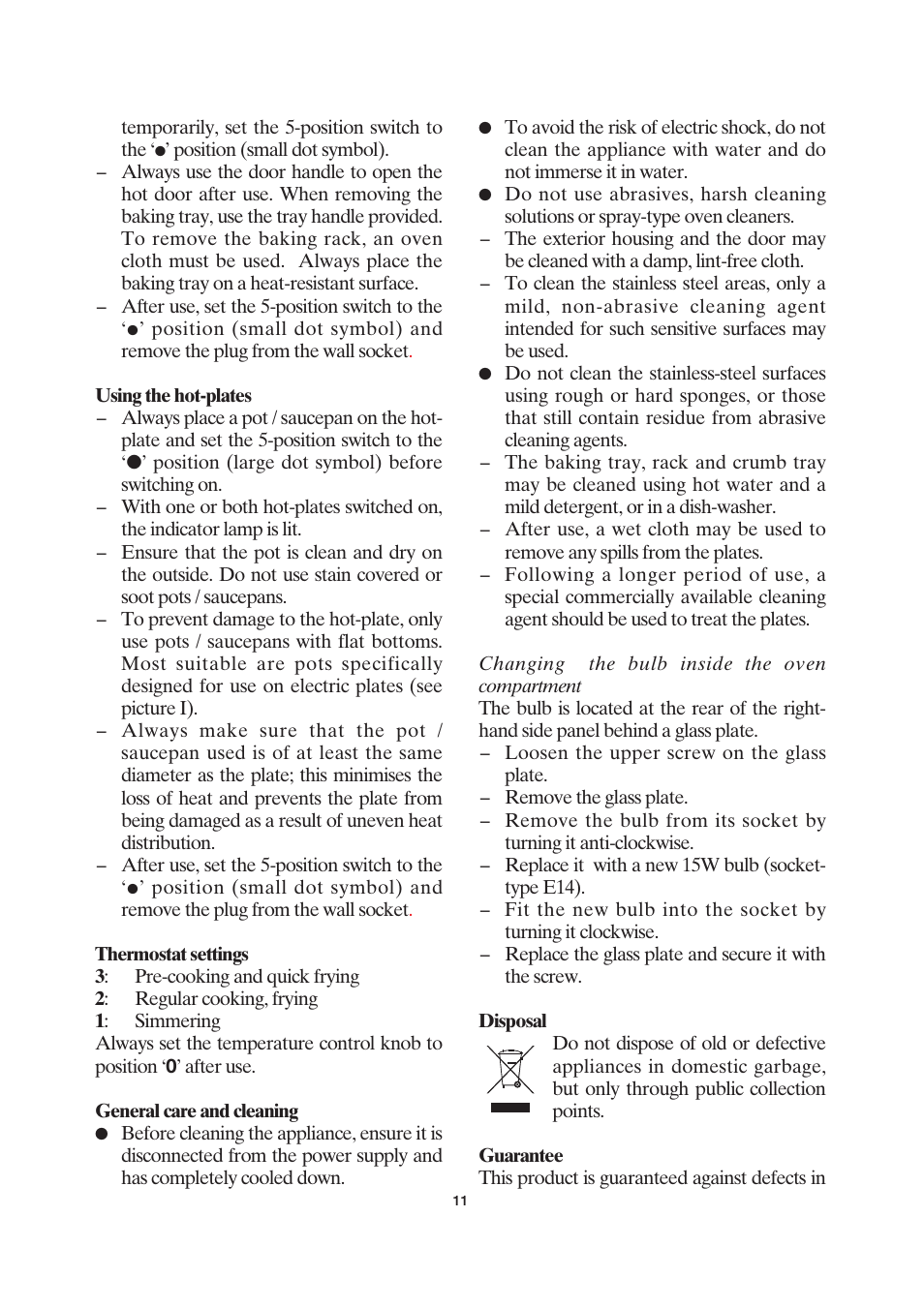 SEVERIN KH 2043 User Manual | Page 11 / 58