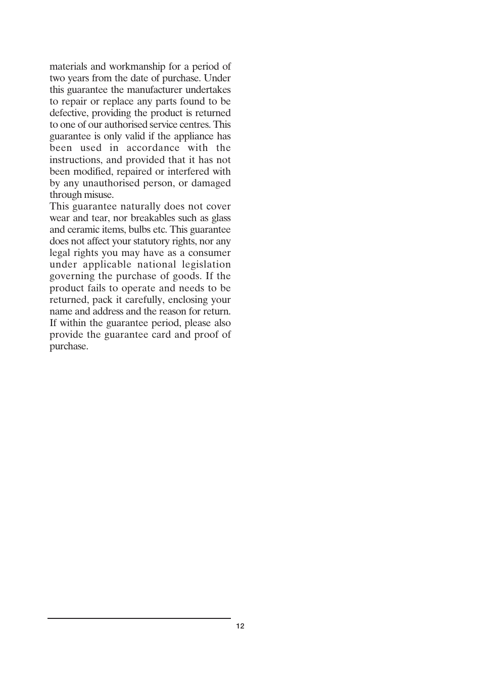 SEVERIN KH 2043 User Manual | Page 12 / 58