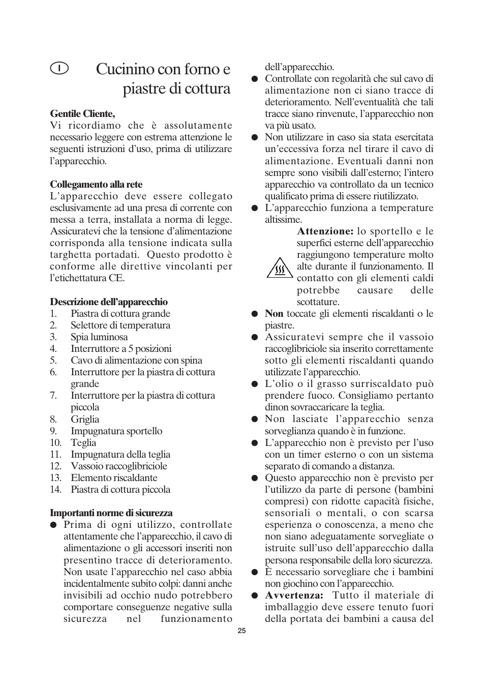 Cucinino con forno e piastre di cottura | SEVERIN KH 2043 User Manual | Page 25 / 58