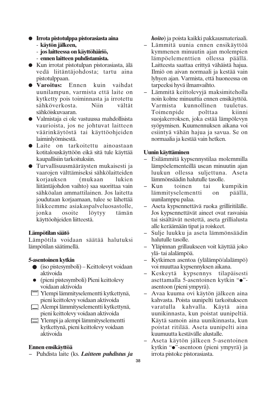 SEVERIN KH 2043 User Manual | Page 38 / 58