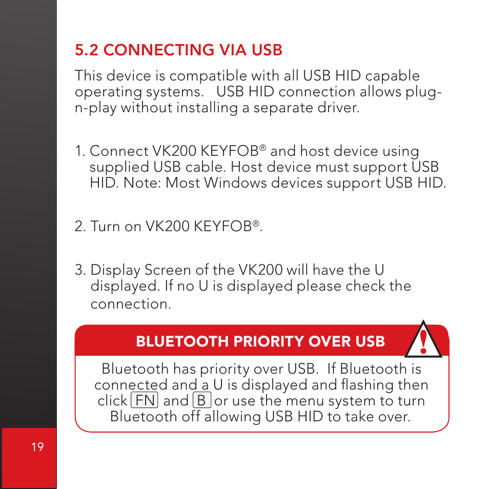 CTX Virtual Technologies The VK200 KEYFOB Virtual Keyboard User Manual | Page 20 / 49