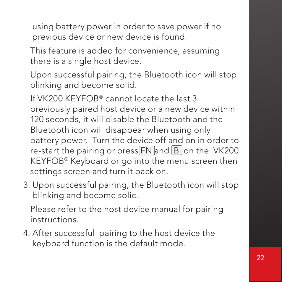 CTX Virtual Technologies The VK200 KEYFOB Virtual Keyboard User Manual | Page 23 / 49