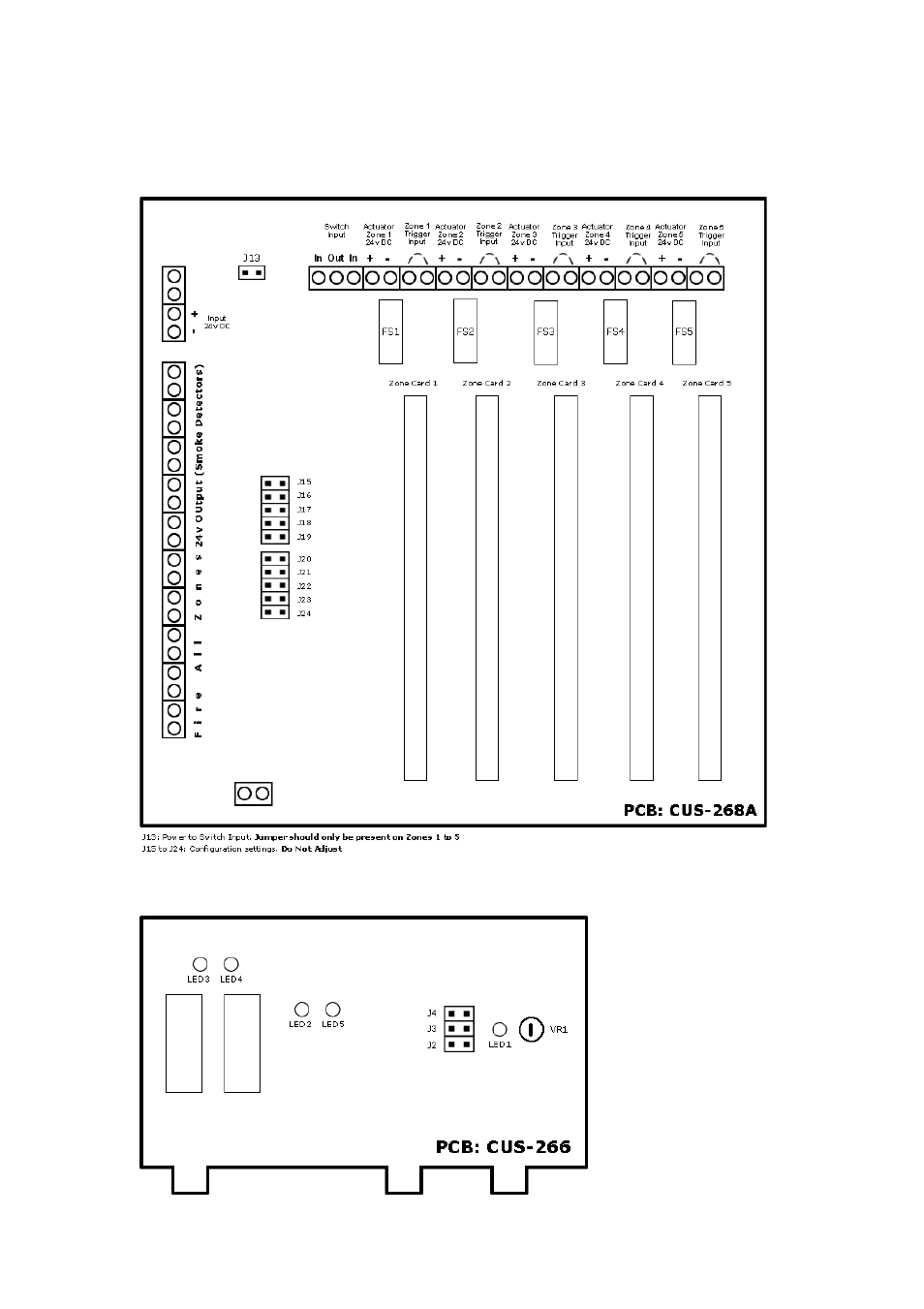 Pcb connections | Custom Electronics AOV Multi Zone User Manual | Page 10 / 17