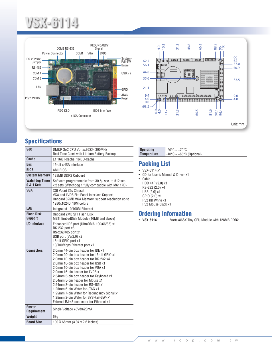 Impulse VSX-6114-V2 User Manual | 1 page