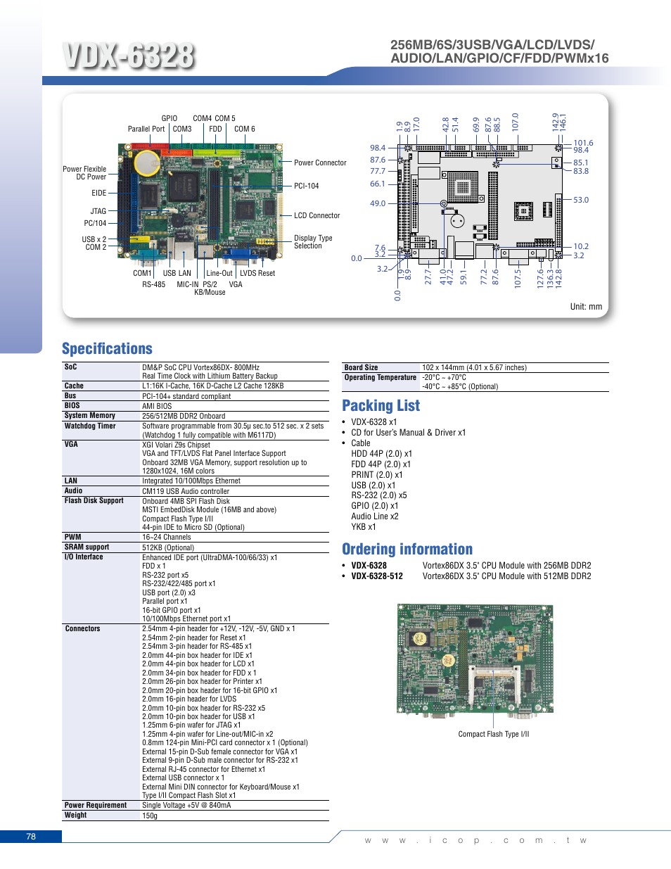 Impulse VDX-6328RD User Manual | 1 page