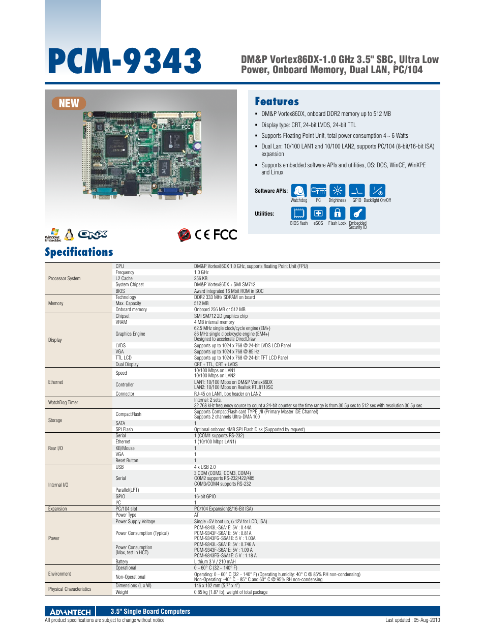 Impulse PCM-9343 User Manual | 3 pages