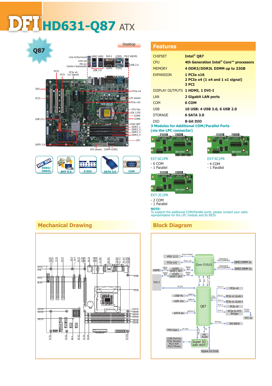 Impulse HD631-Q87 User Manual | 2 pages